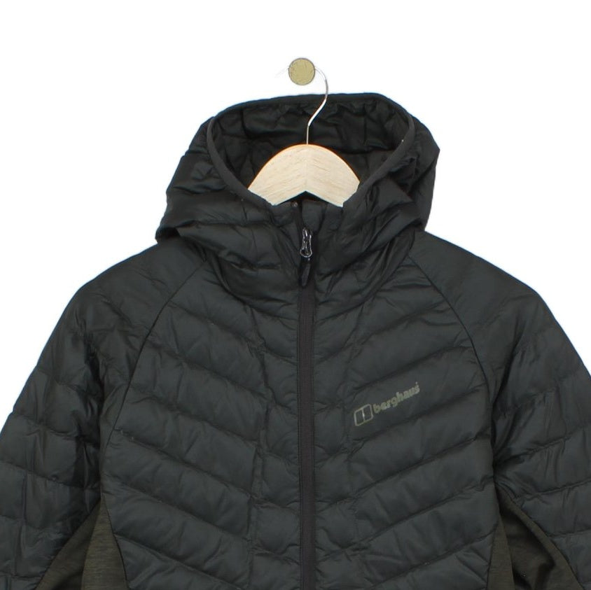 Mens Hydrodown Quilted Jacket Outdoor Hooded 600 Down