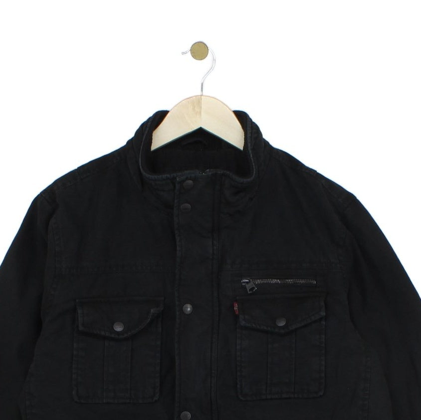 Mens Quilted Jacket Outerwear Utility Cotton