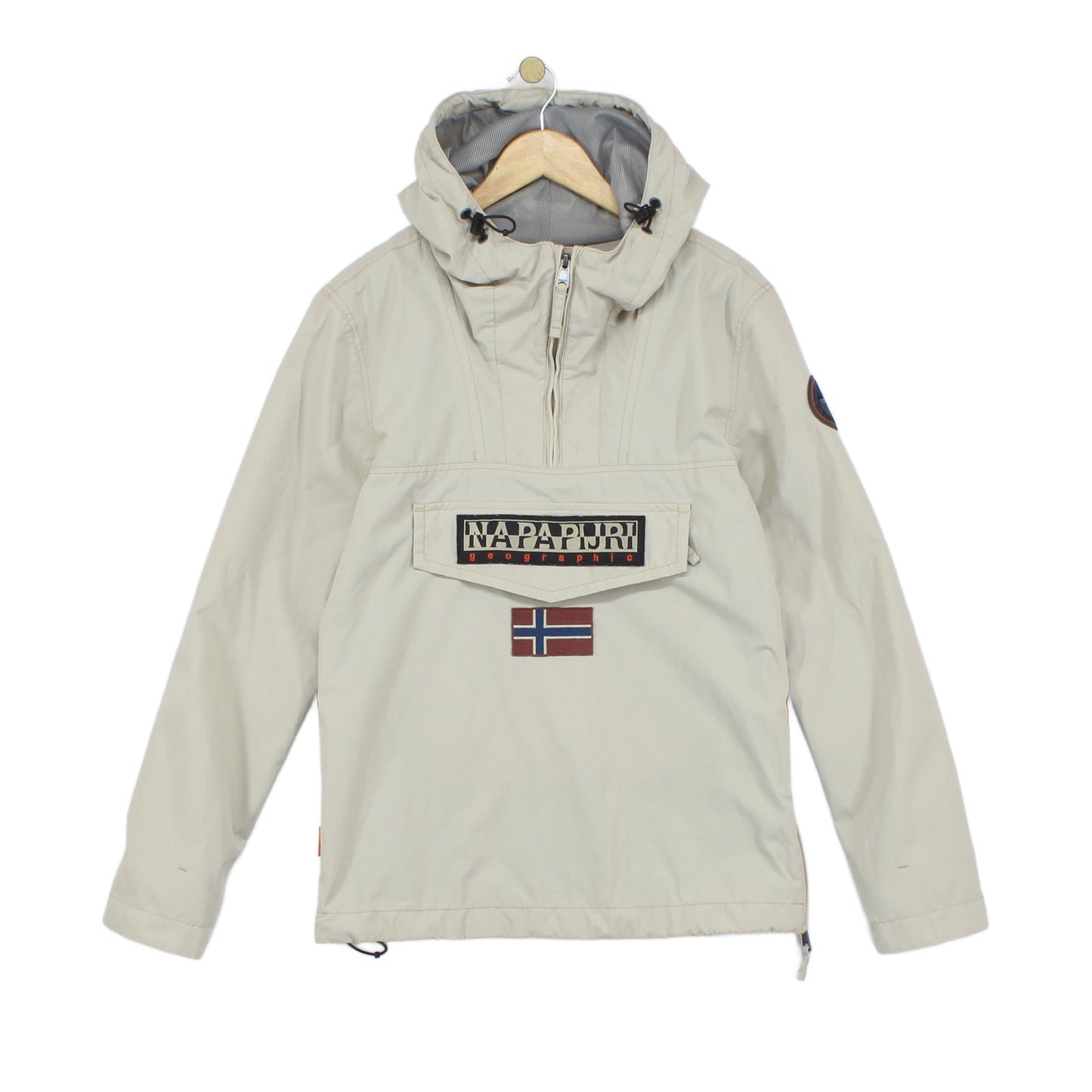 Mens Rainforest Jacket 1/4 Zip Hooded Anorak Outdoor