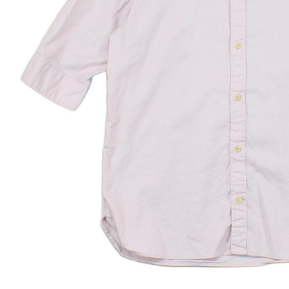 Mens Shirt Short Sleeve Button Up Collared