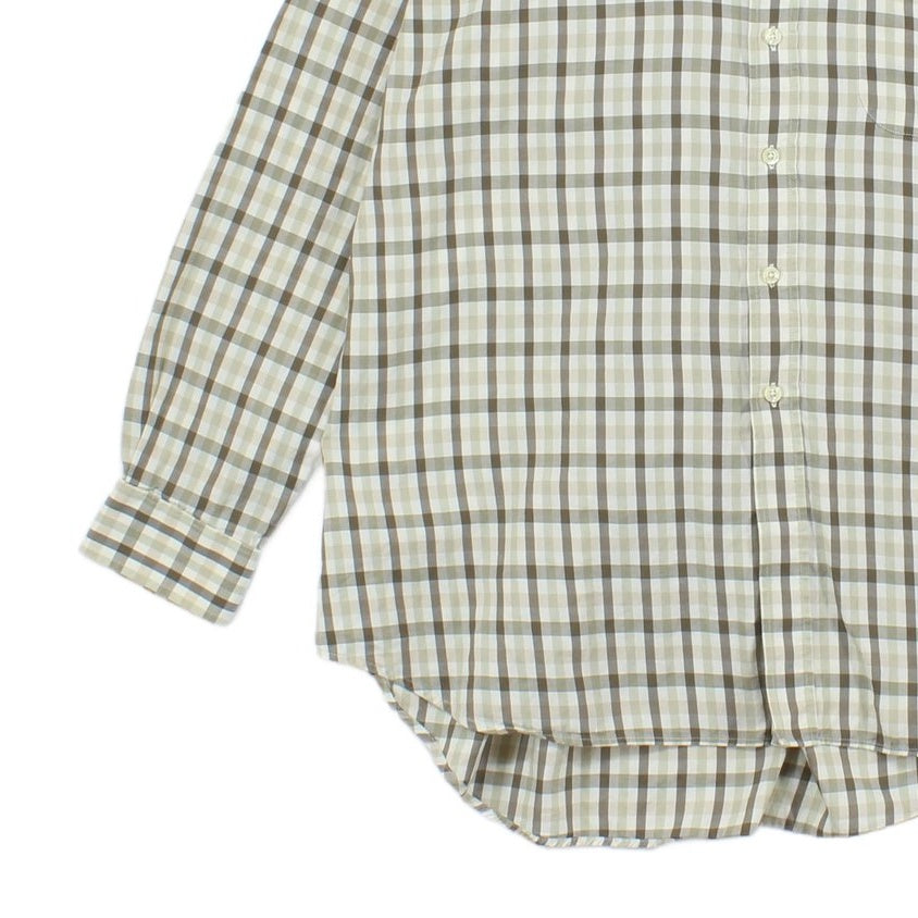 Mens Check Shirt Long Sleeve Classic