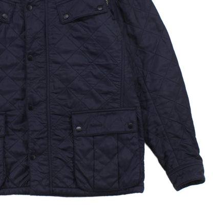Mens Quilted Jacket Full Zip Lined