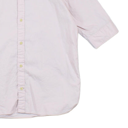 Mens Shirt Short Sleeve Button Up Collared