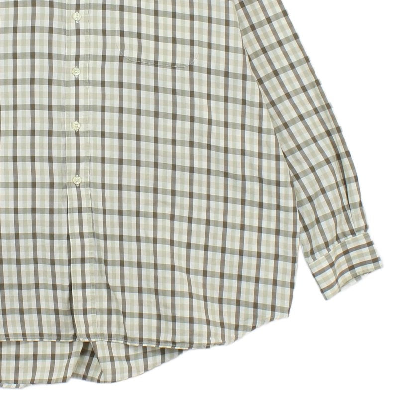 Mens Check Shirt Long Sleeve Classic