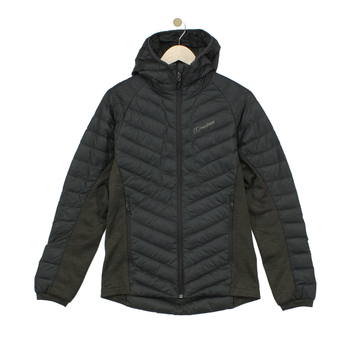 Mens Hydrodown Quilted Jacket Outdoor Hooded 600 Down