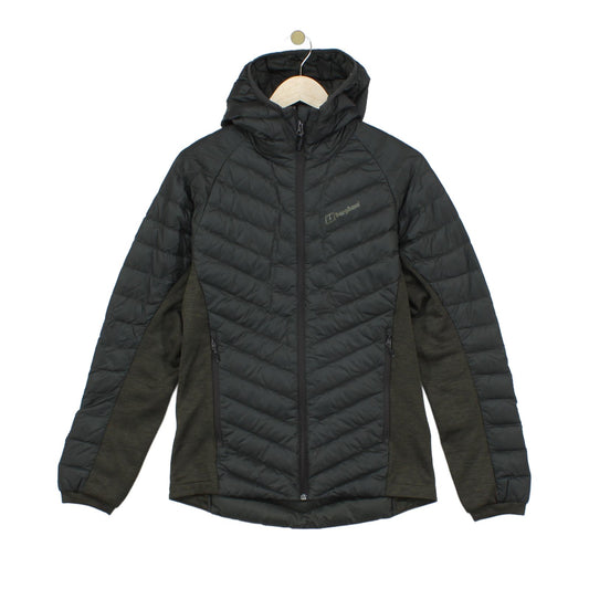 Mens Hydrodown Quilted Jacket Outdoor Hooded 600 Down