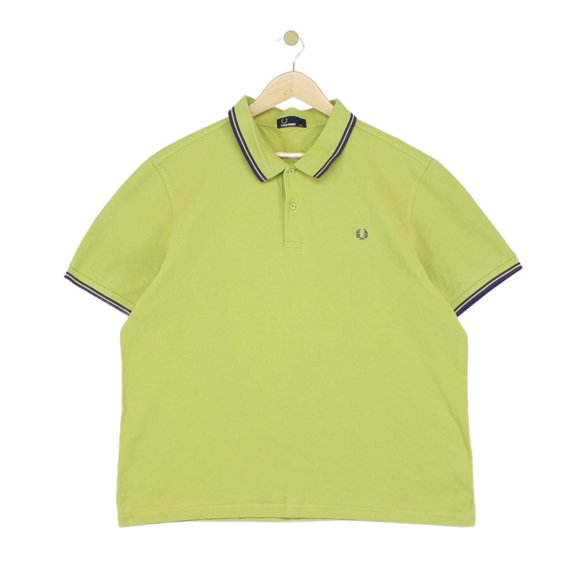 Mens Polo Shirt Mod Twin Tipped Collar