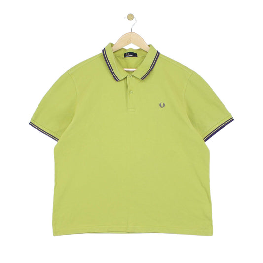 Mens Polo Shirt Mod Twin Tipped Collar