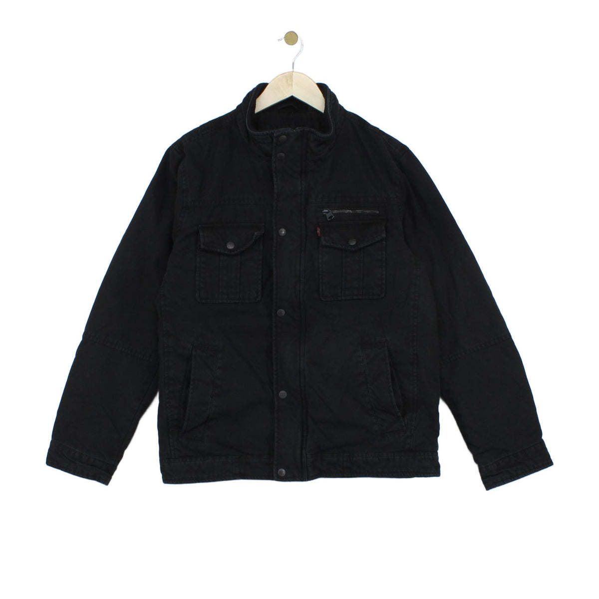 Mens Quilted Jacket Outerwear Utility Cotton