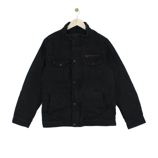 Mens Quilted Jacket Outerwear Utility Cotton