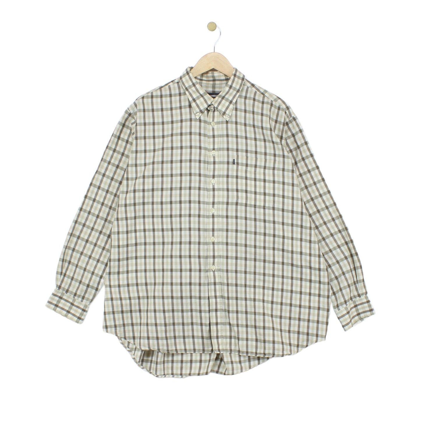 Mens Check Shirt Long Sleeve Classic