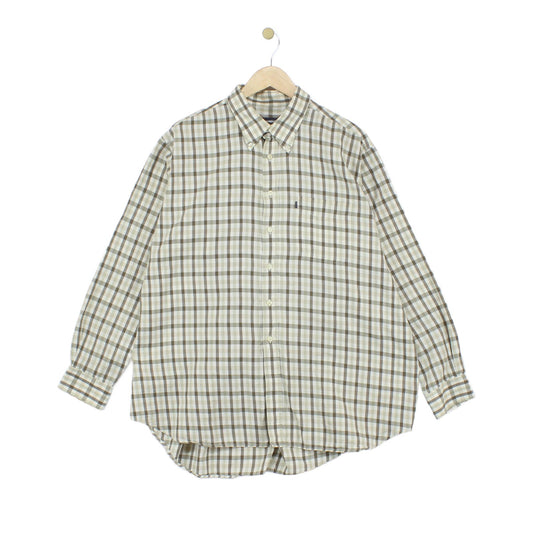 Mens Check Shirt Long Sleeve Classic