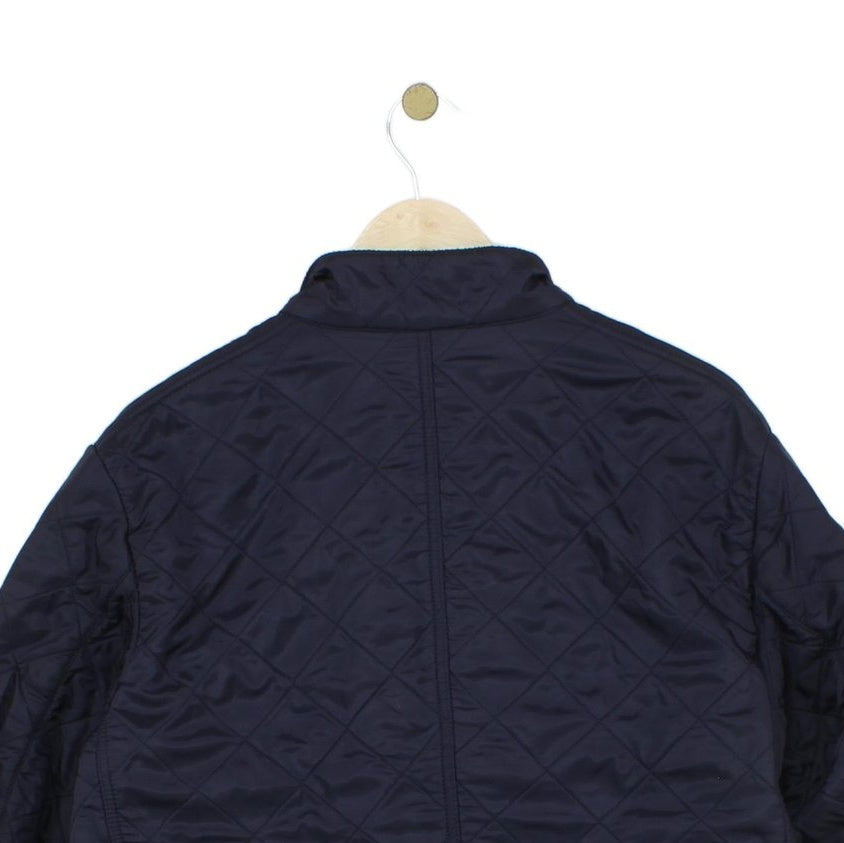 Mens Quilted Jacket Full Zip Lined