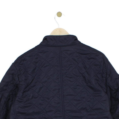 Mens Quilted Jacket Full Zip Lined