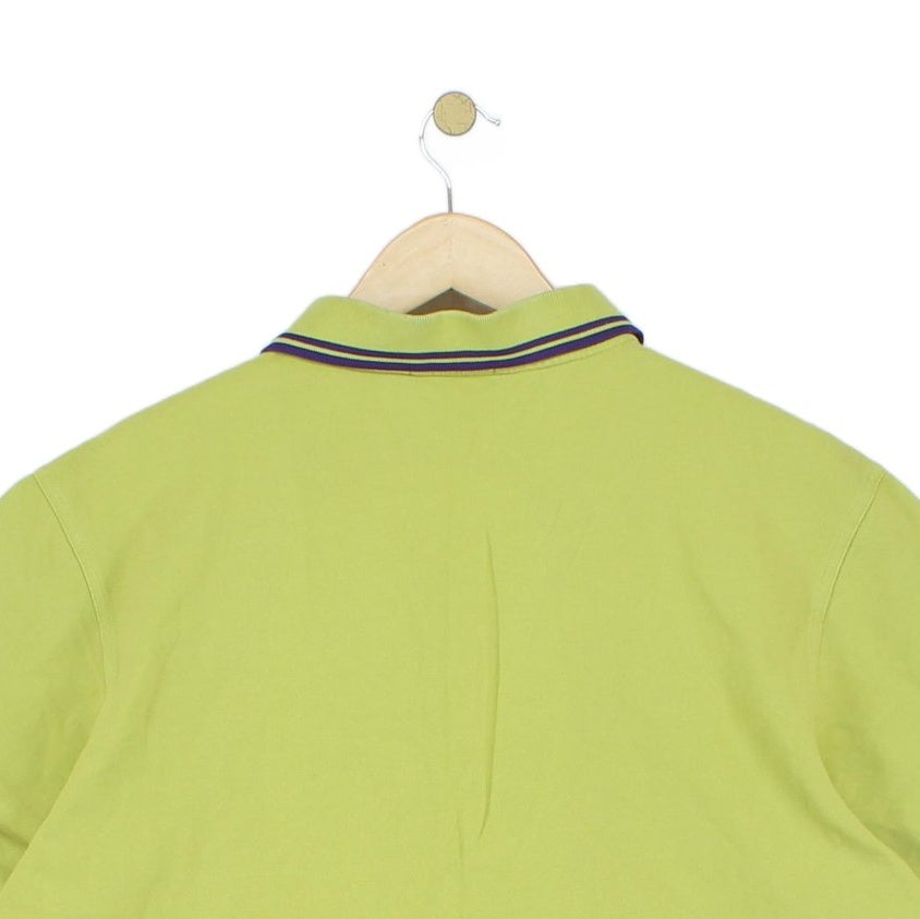 Mens Polo Shirt Mod Twin Tipped Collar
