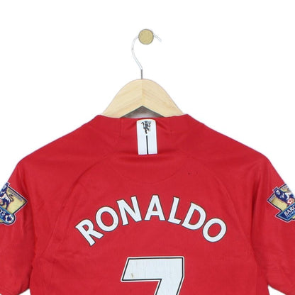 Boys Manchester United 2007 Football Shirt Soccer Ronaldo