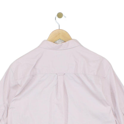 Mens Shirt Short Sleeve Button Up Collared