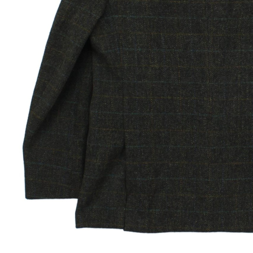 Mens Harris Tweed Blazer Long Classic Formal Check