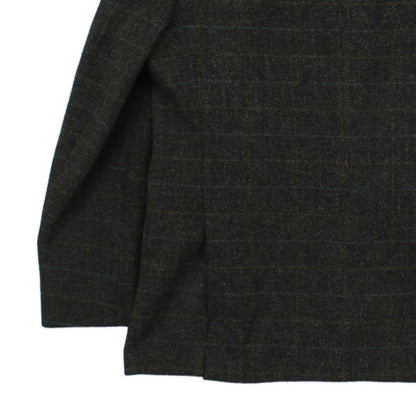 Mens Harris Tweed Blazer Long Classic Formal Check