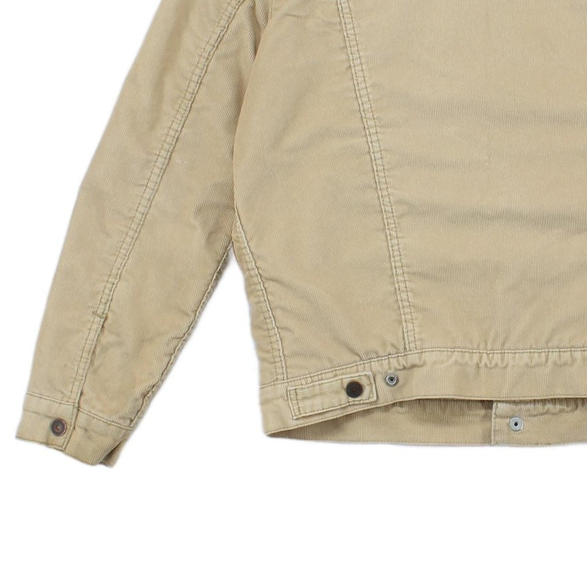 Mens Sherpa Denim Jacket Snap Lining Trucker