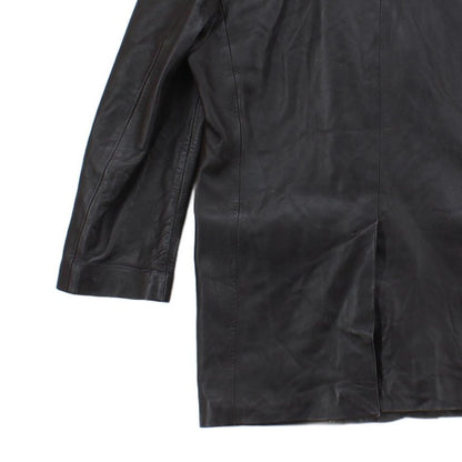 Mens Leather Jacket Blazer Long Sleeve