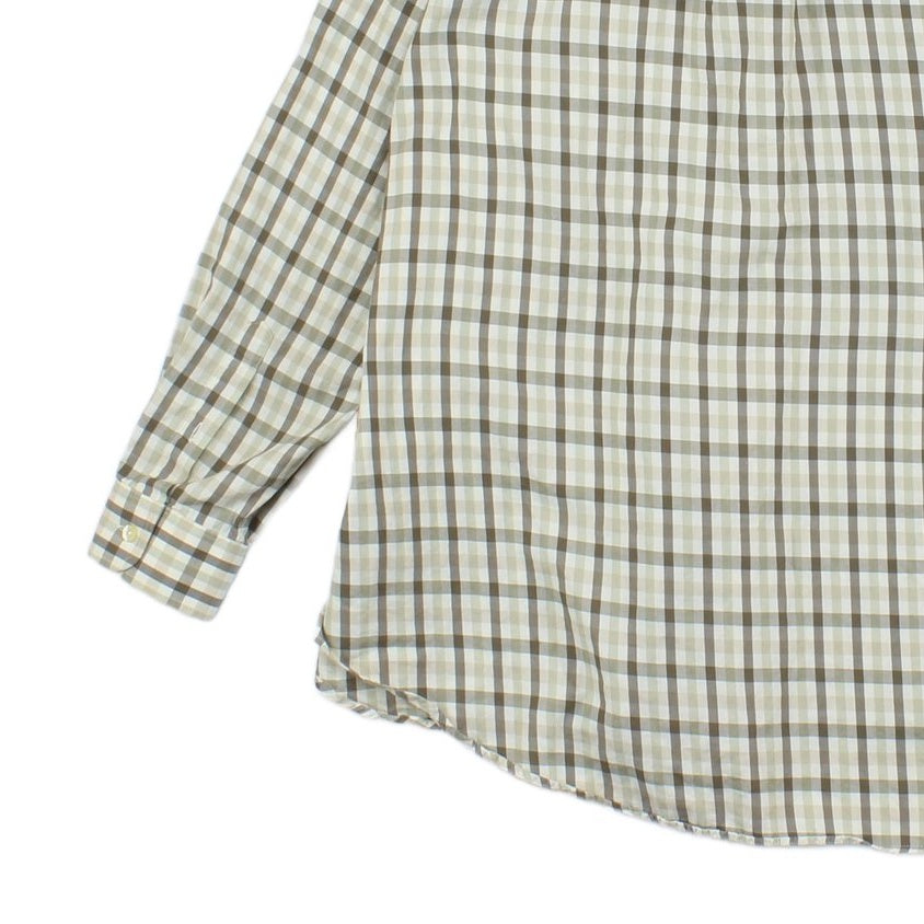 Mens Check Shirt Long Sleeve Classic