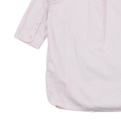 Mens Shirt Short Sleeve Button Up Collared