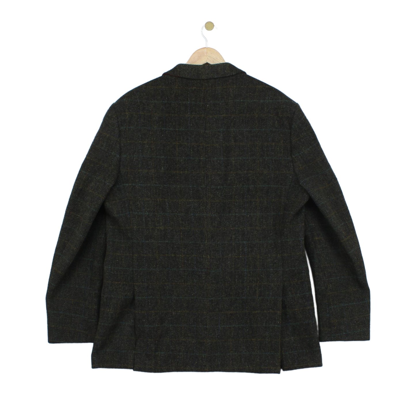 Mens Harris Tweed Blazer Long Classic Formal Check