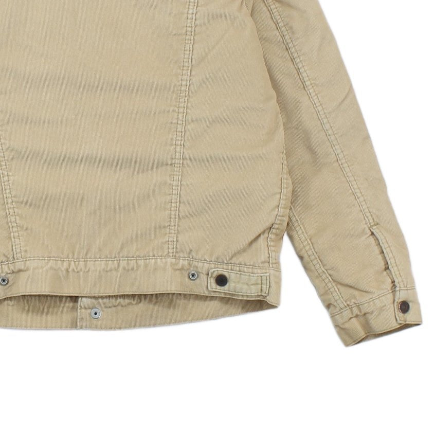 Mens Sherpa Denim Jacket Snap Lining Trucker