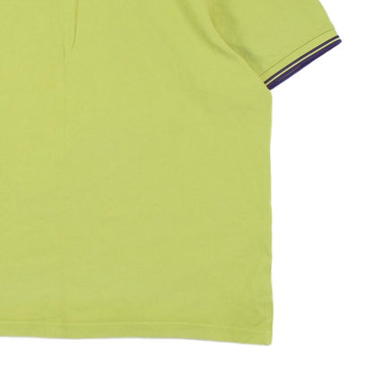Mens Polo Shirt Mod Twin Tipped Collar