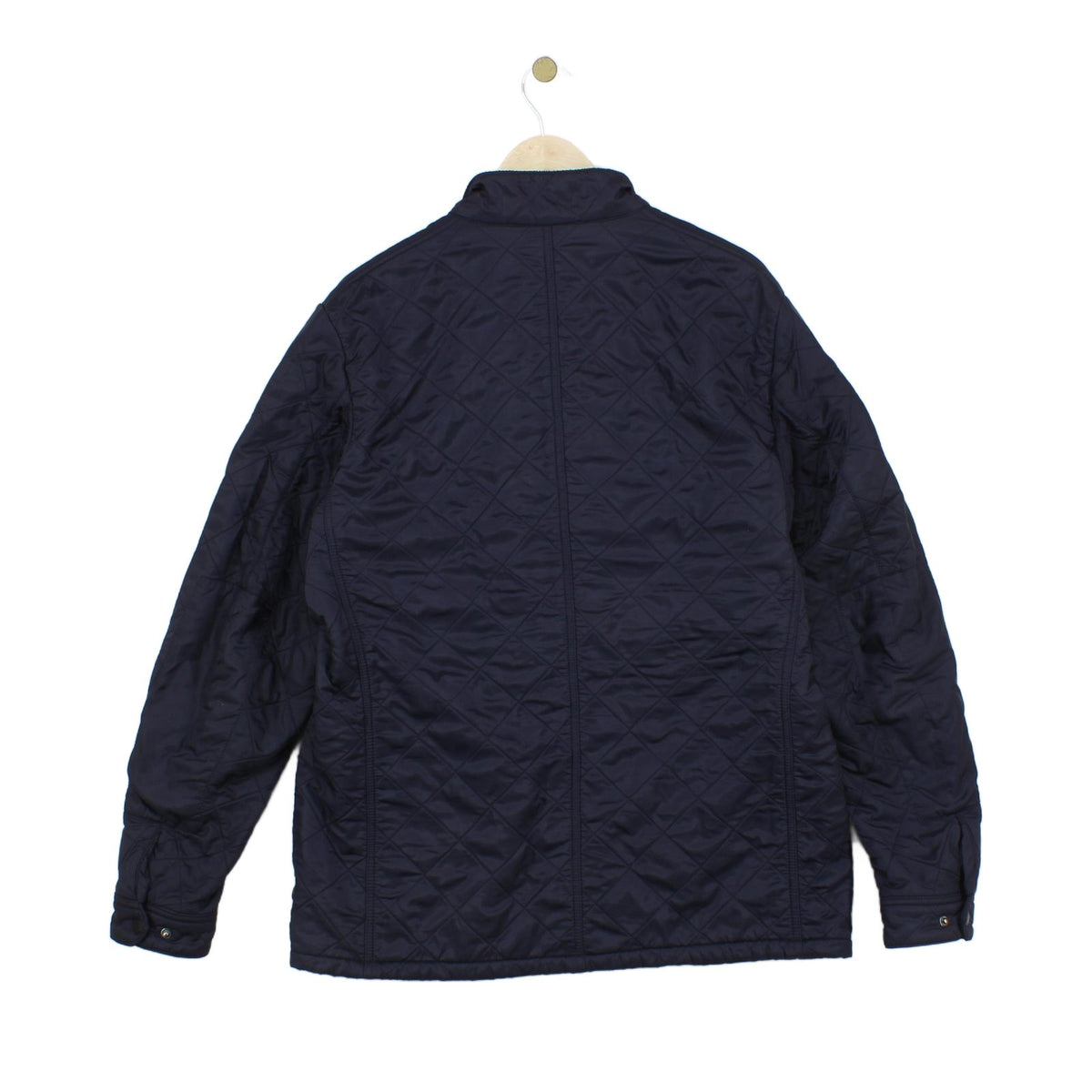 Mens Quilted Jacket Full Zip Lined