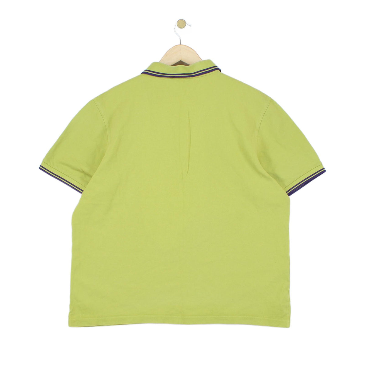 Mens Polo Shirt Mod Twin Tipped Collar