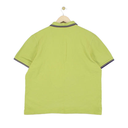 Mens Polo Shirt Mod Twin Tipped Collar