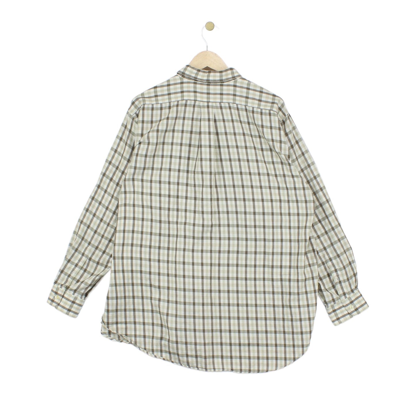 Mens Check Shirt Long Sleeve Classic