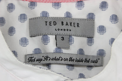 Mens Patterned Shirt Short Sleeve Grandad Collar