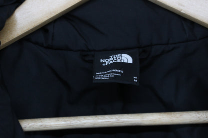 Mens Quilted Jacket Hooded Full Zip Logo Outdoor