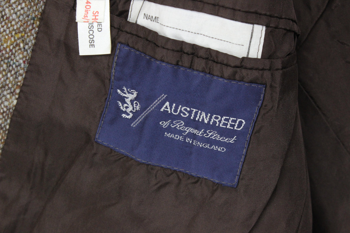 Mens Tweed Blazer Uk Made Short Wool