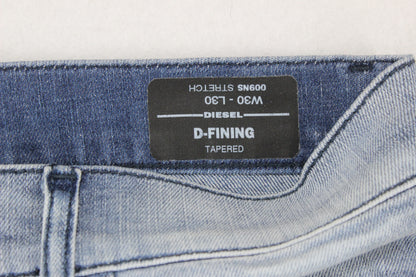 Mens D-Fining Jeans Denim Tapered Stretch