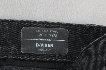 Mens D-Viker Jeans Regular Straight Denim