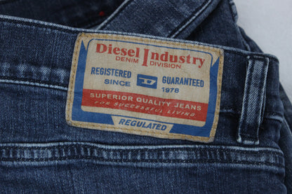 Mens D-Strukt Jeans Stretch Slim Fit Denim