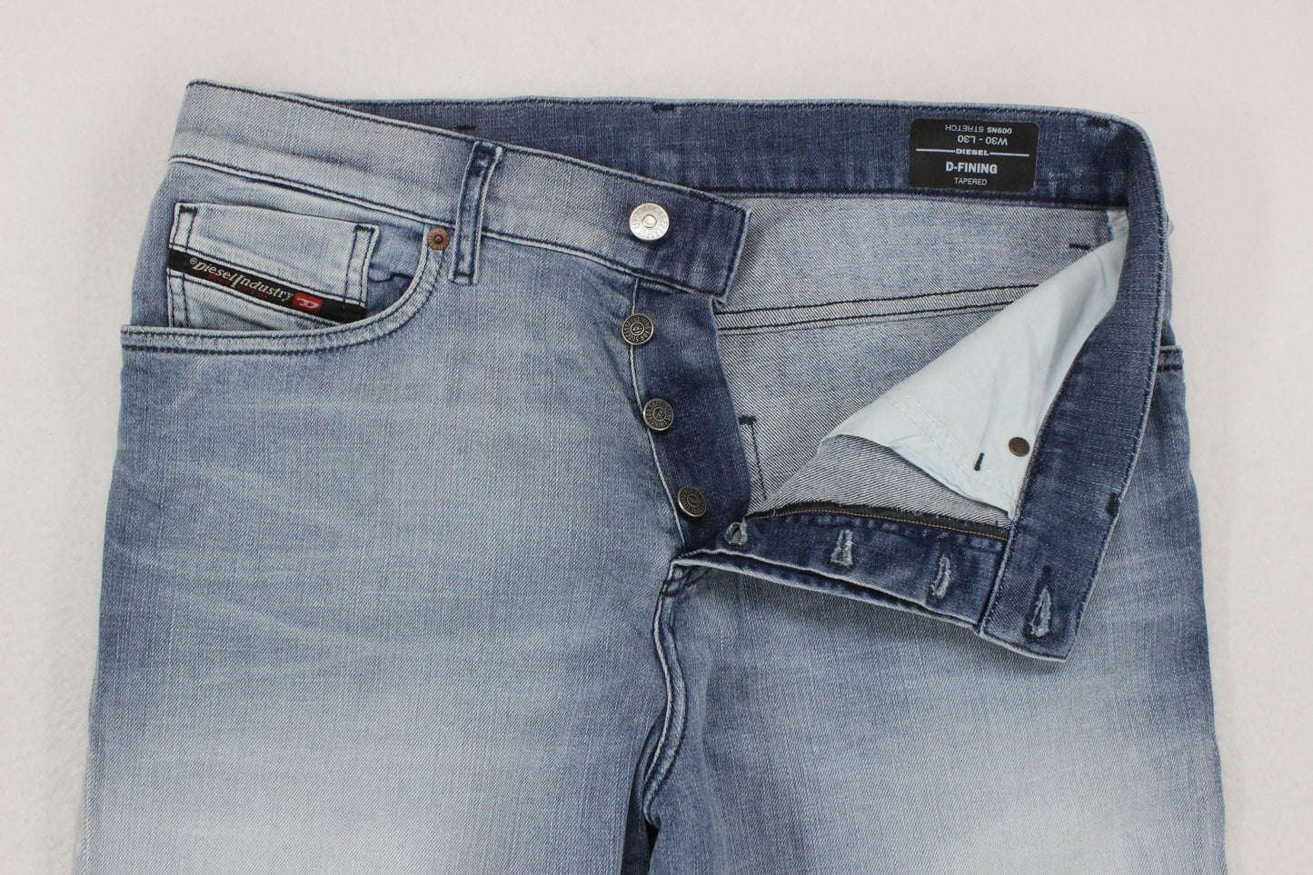Mens D-Fining Jeans Denim Tapered Stretch