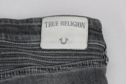 Mens Rocco Jeans Zip Fly Stretch Relaxed Skinny Fit