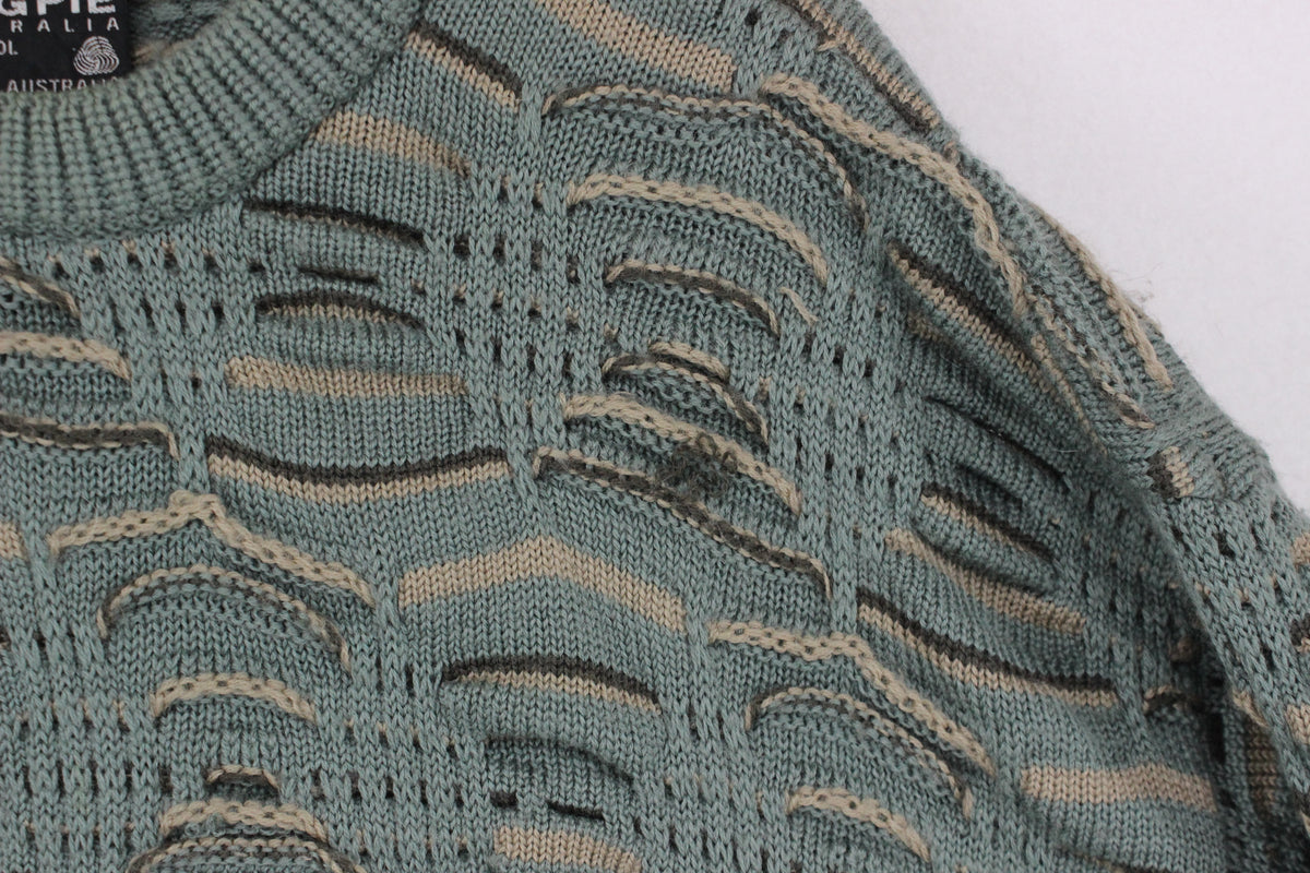 Womens 3D Knit Jumper Cropped Australia