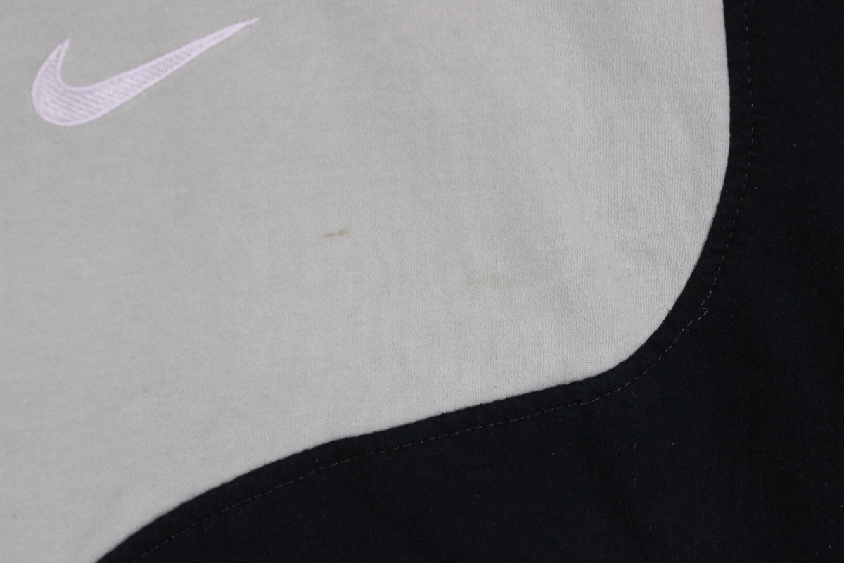 Mens Reworked Sweatshirt Spell Out Crew Neck