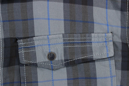 Mens Plaid Shirt Regular Fit Outdoor
