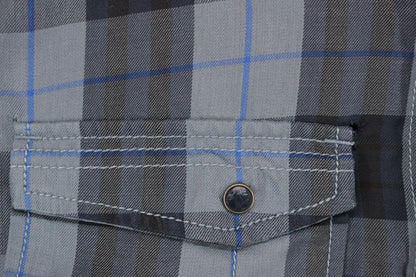Mens Plaid Shirt Regular Fit Outdoor