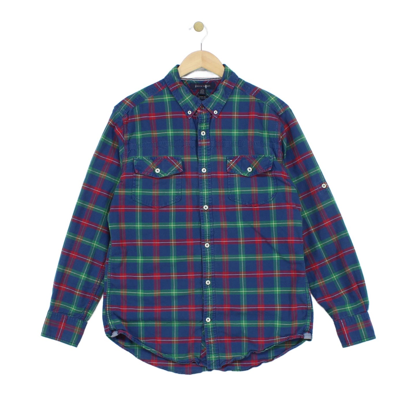 Mens Plaid Shirt Long Sleeve Custom Fit