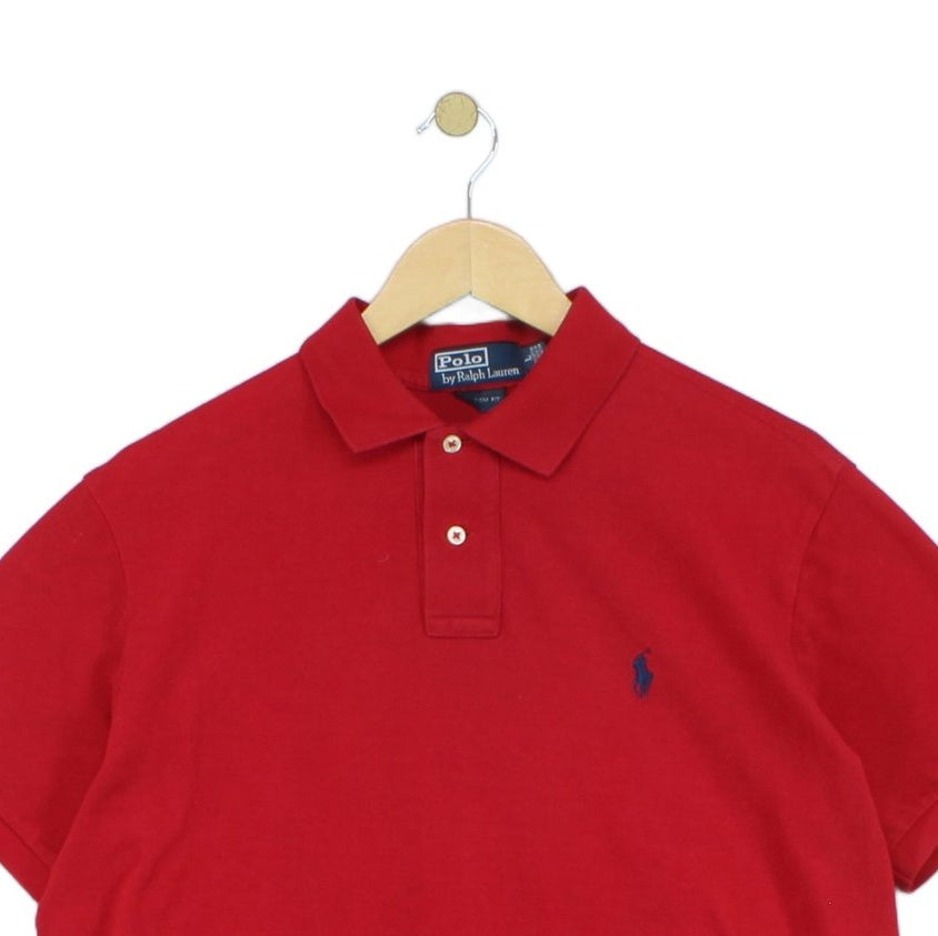 Mens Polo Shirt Custom Fit Embroidered Short Sleeve