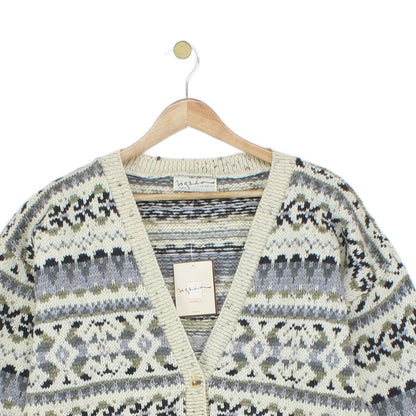 Womens Cardigan Knit Patterned