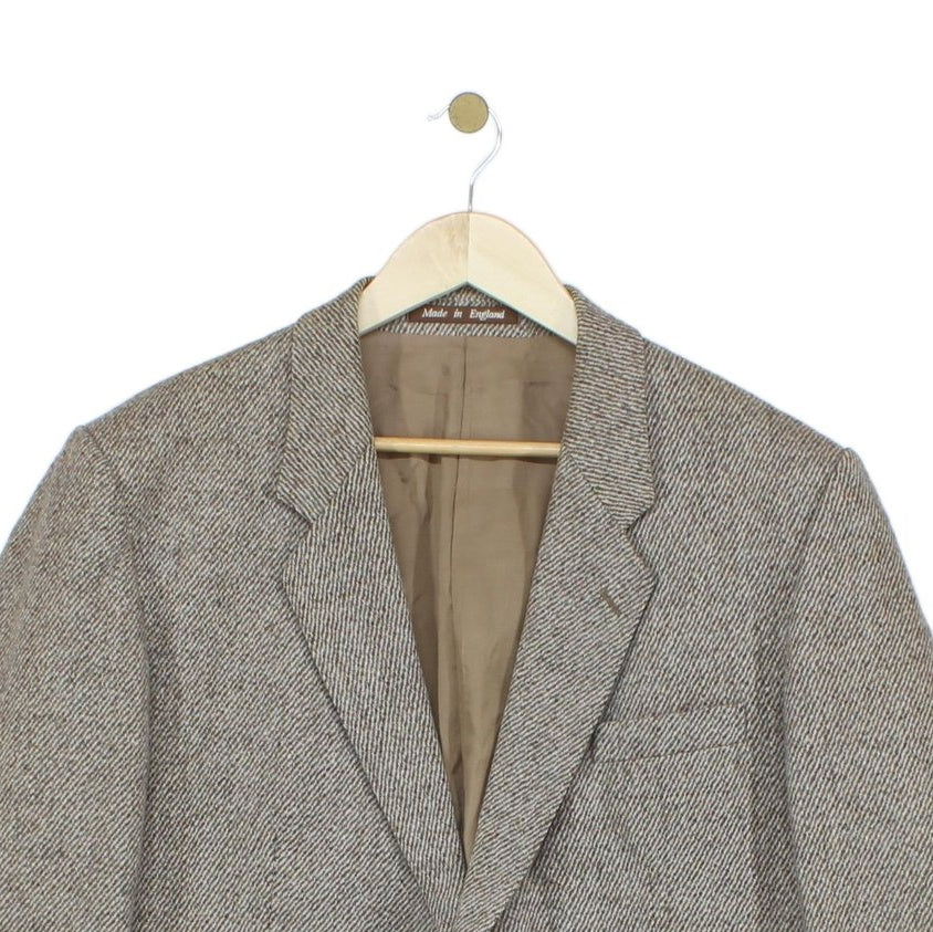 Mens Tweed Blazer Uk Made Classic